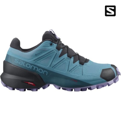 Tenis Para Trail Running Salomon Speedcross 5 GTX Mujer Turquesa | MX ODLI236